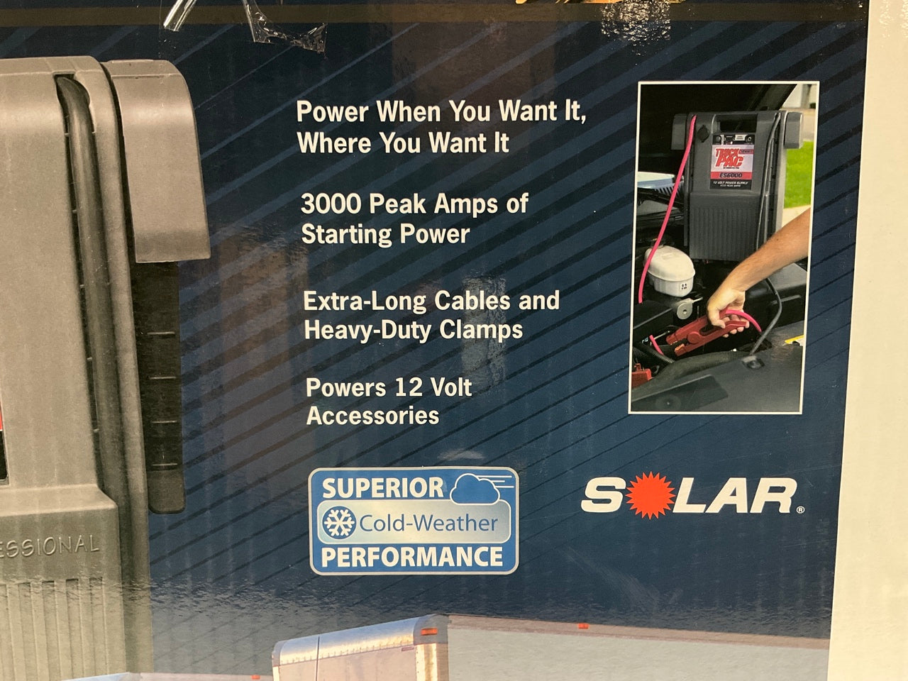 Truck Pac ES6000 Jump Starter Batttery Booster Pack 3000 AMP Peak, HD 54'' Cables