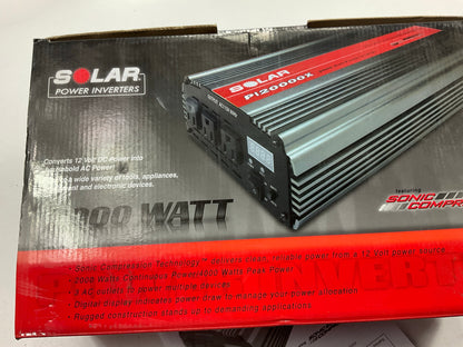 Solar PI20000X Power Inverter - 2000 Watts Continuous / 4000 Watts Peak Power