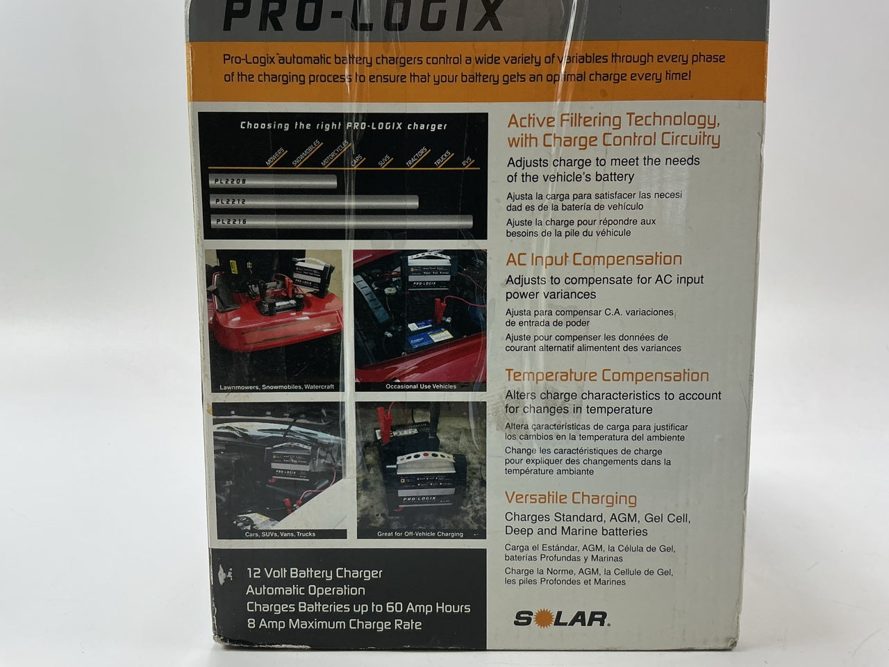 Pro-Logix PL2208 Automatic Battery Charger - 8 Amp