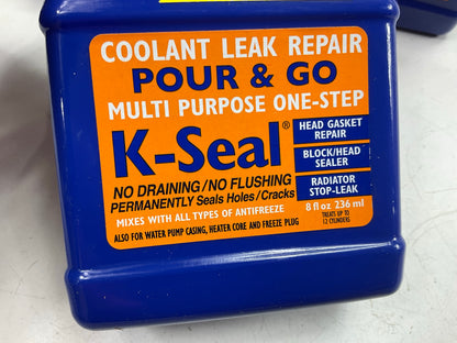 (6) K-Seal ST5501D One-Step Permanent Coolant Radiator Leak Repair, 8 Fl Oz Each