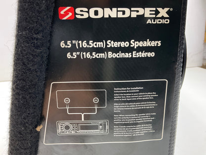 Sondpex BB14065 6.5'' 400 Watt 2-Way Speaker System