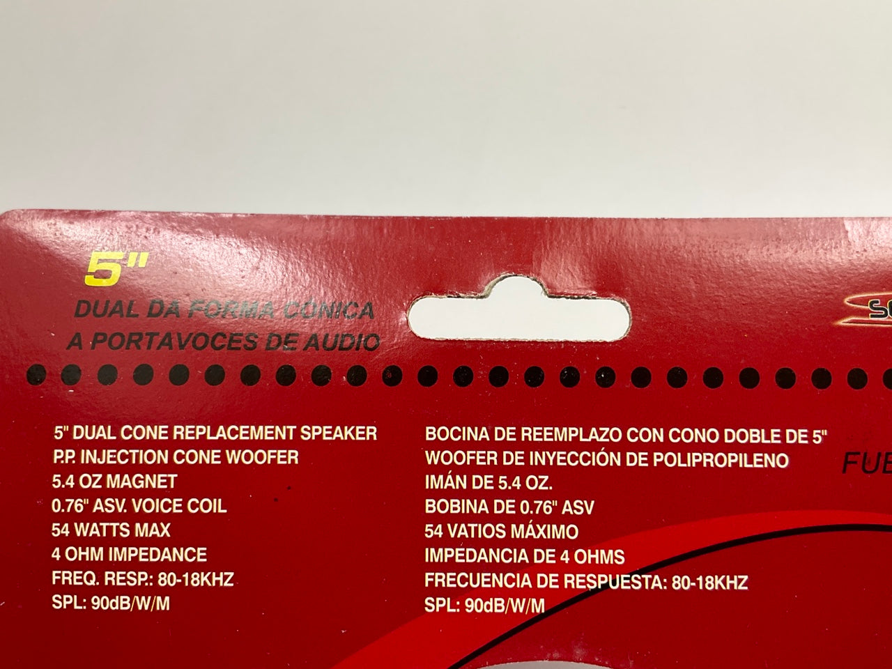 Sondpex CS07050 5'' Dual Cone Replacement Speaker 54W