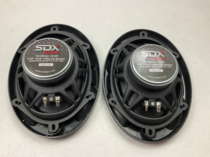 SDX Audio CS16507 5'' X 7'' / 6'' X 8'' 4-Way Car Speakers (Pair)