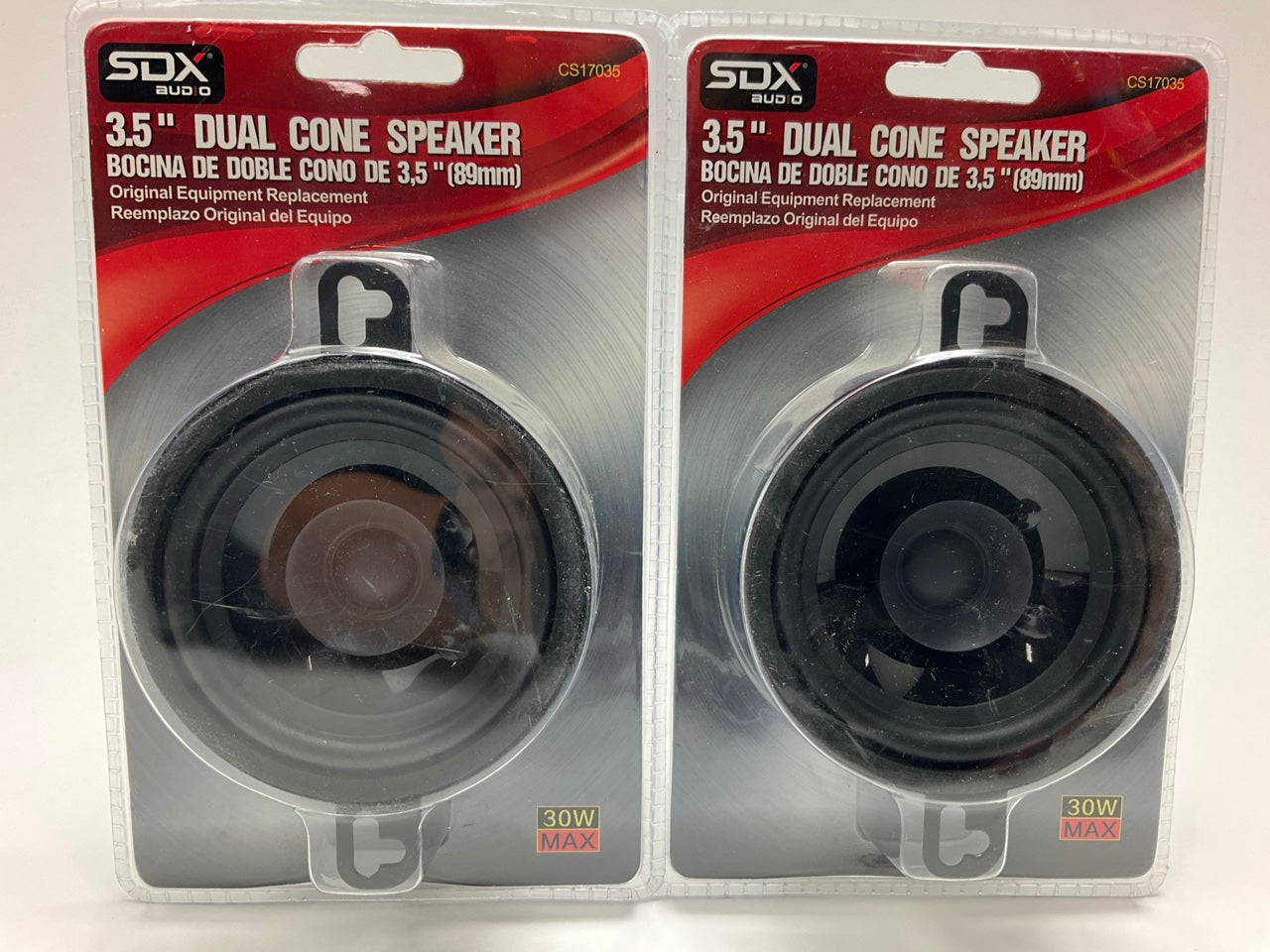 (2) Sondpex CS17035 3.5'' Dual Cone Replacement Speakers