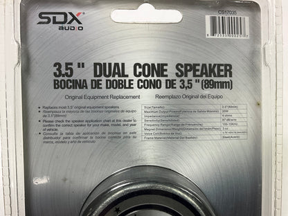 Sondpex CS17035 3.5'' Dual Cone Replacement Speaker
