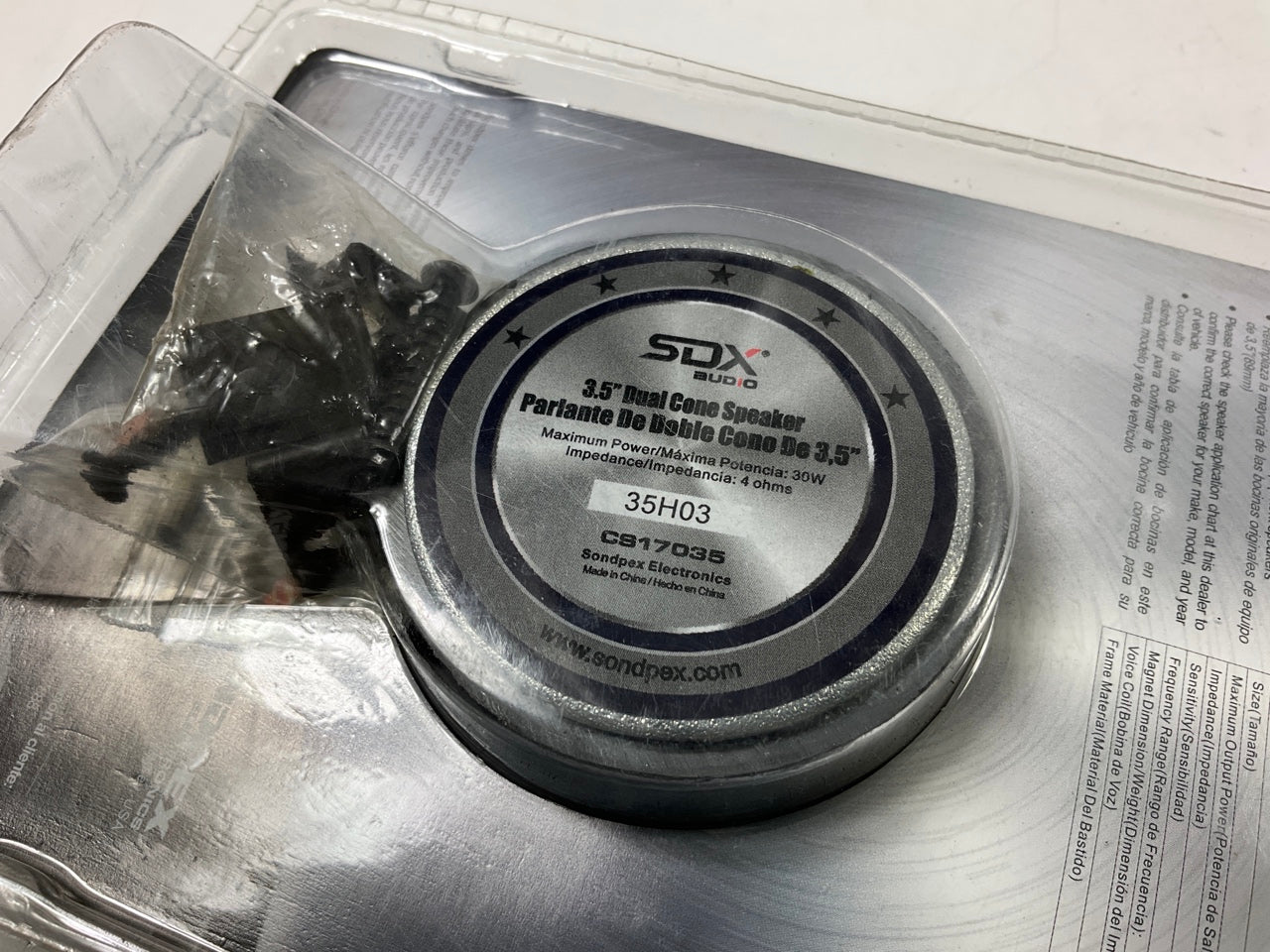 Sondpex CS17035 3.5'' Dual Cone Replacement Speaker