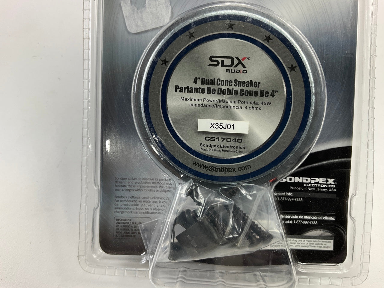 Sondpex CS17040 4'' Dual Cone Speaker