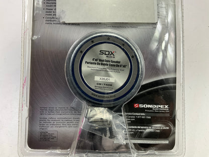 (2) Sondpex CS17406 4'' X 6'' Dual Cone Speakers