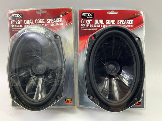 (2) Sondpex CS17609 6'' X 9'' Dual Cone Speakers - Original Equipment Replacement