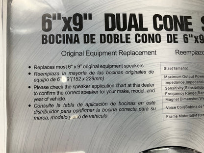 Sondpex CS17609 6'' X 9'' Dual Cone Replacement Speaker