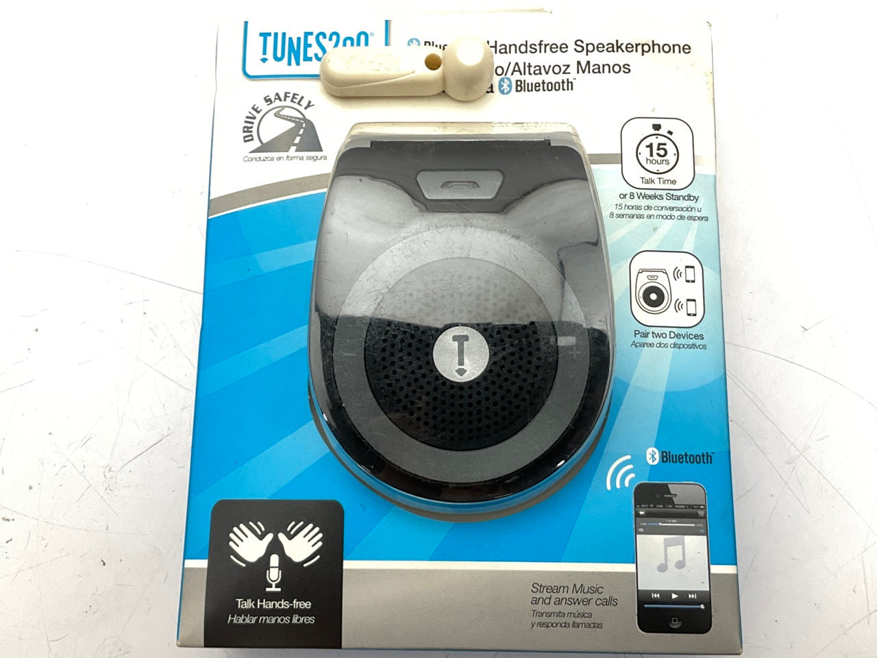 Sondpex HFM-17S Sunvisor Bluetooth Speaker And Handsfree Kit Speakerphone