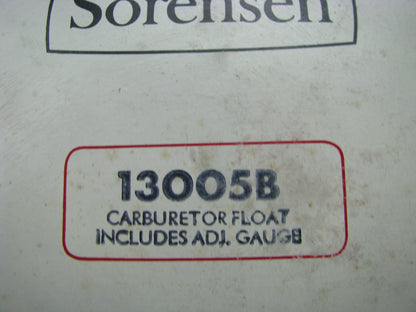 Sorensen 13005B Carburetor Float BRASS For Holley 1-BBL 1940