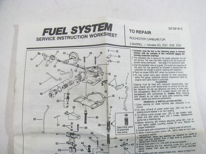 Sorensen 96-357 Carburetor Rebuild Kit 1977-1978 GM Rochester 2-BBL