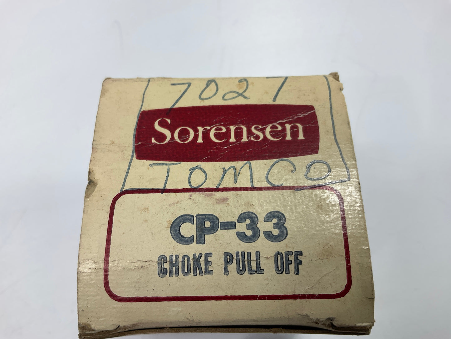 Sorensen CP-33 Carburetor Choke Pull-Off