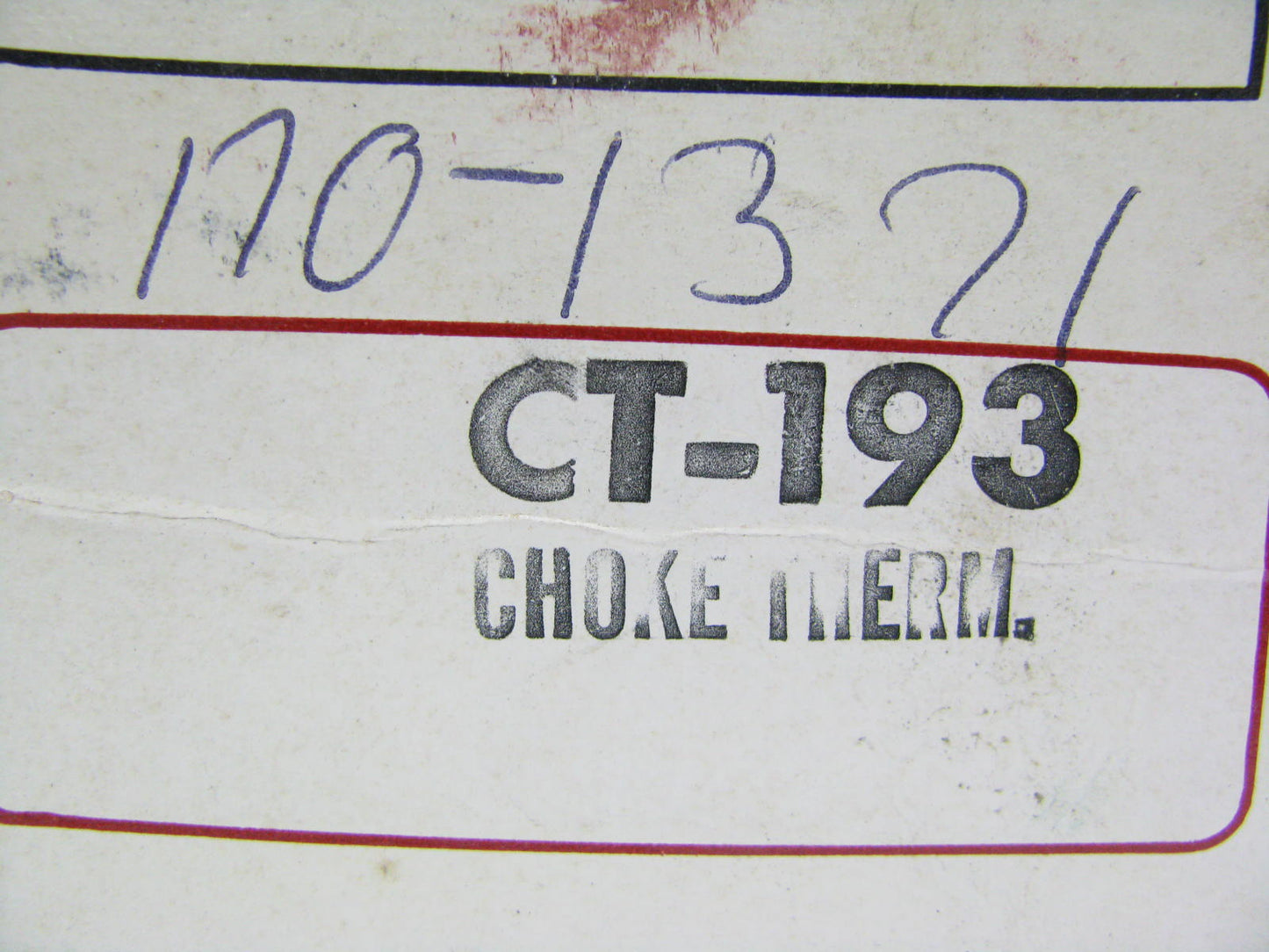 Sorensen CT-193 Carburetor Choke Thermostat
