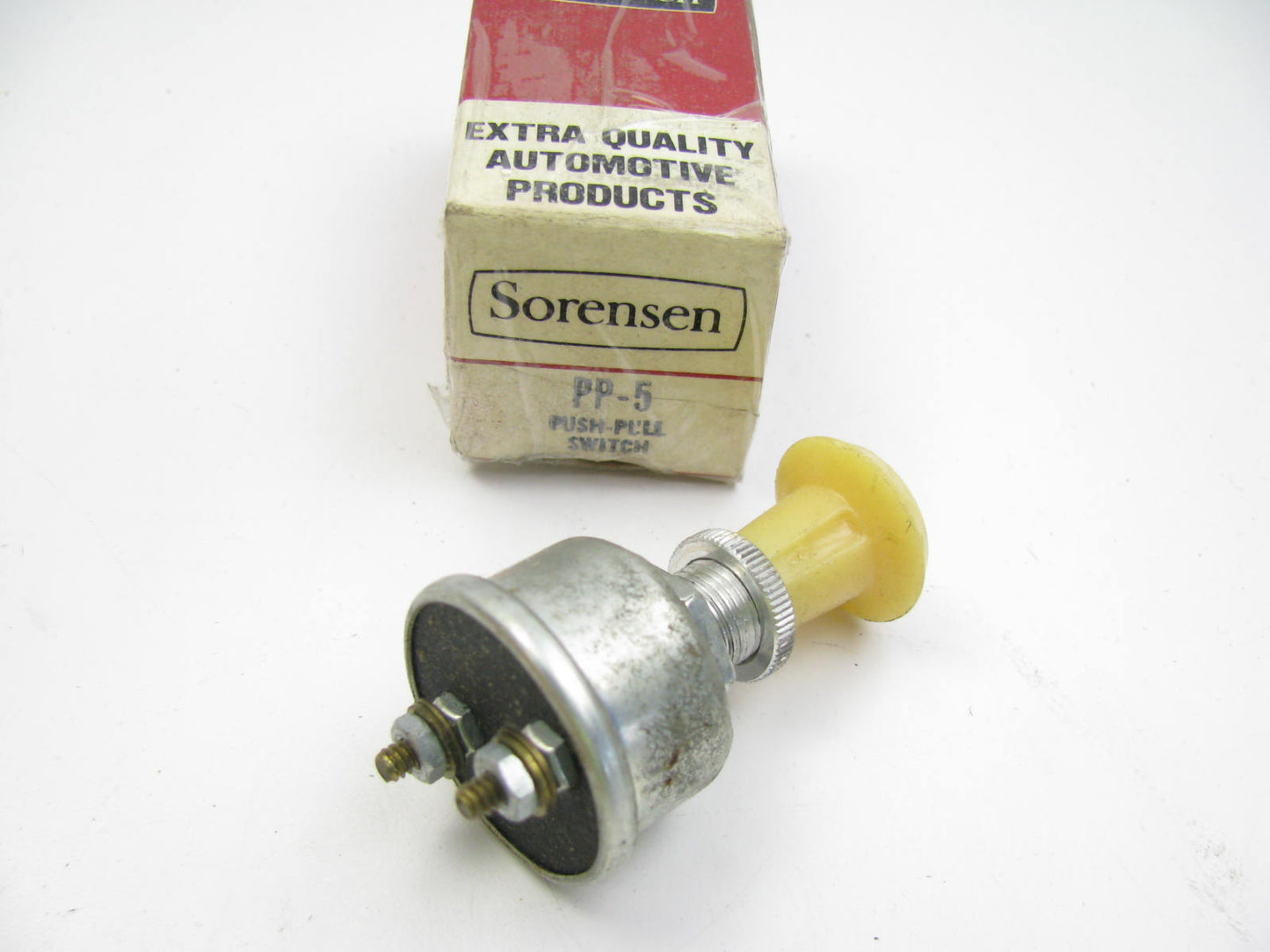 Vintage Sorensen PP-5 Universal Push-Pull Switch,  2 Terminal