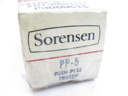 Vintage Sorensen PP-5 Universal Push-Pull Switch,  2 Terminal