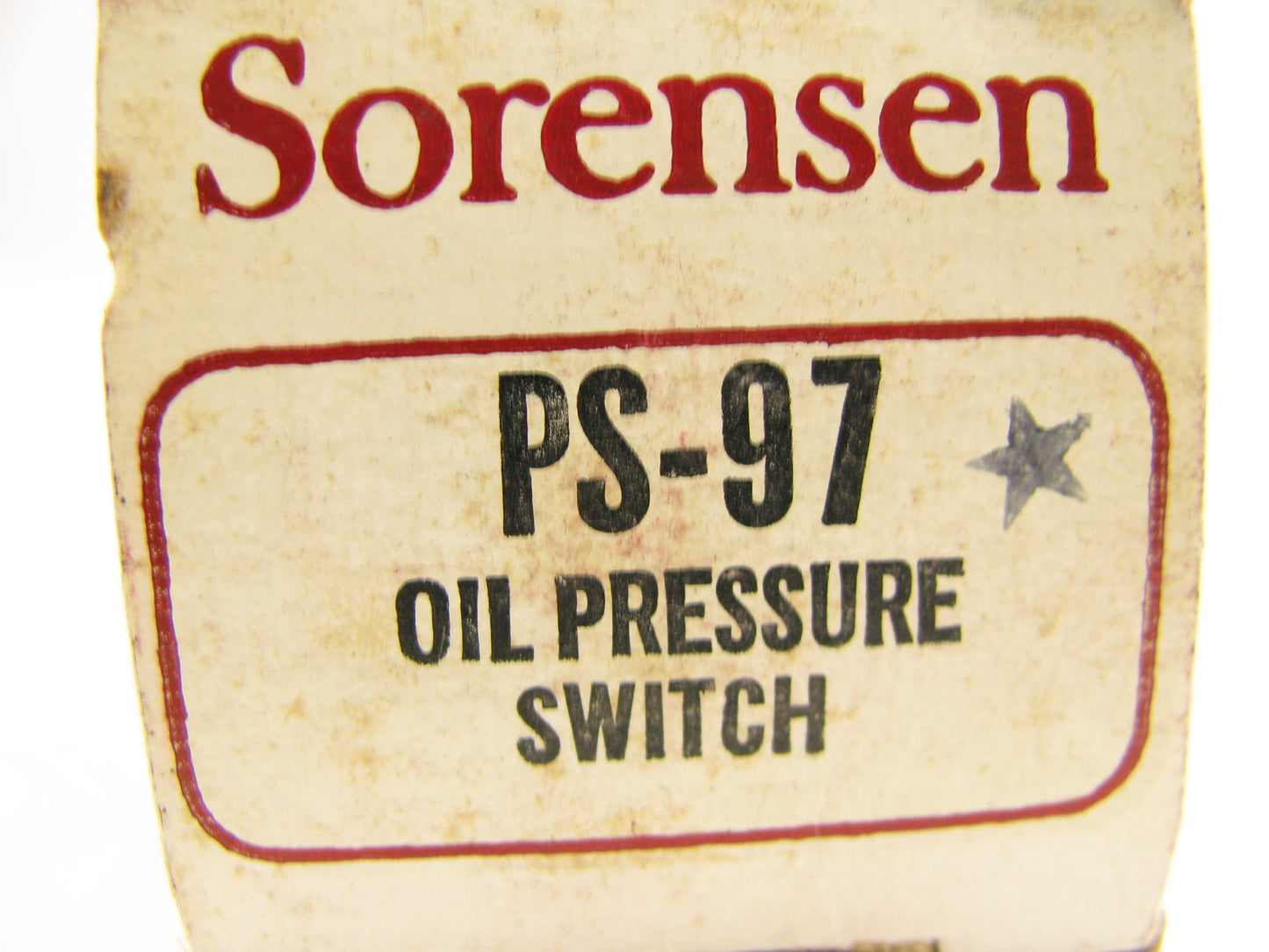 Sorensen PS-97 Engine Oil Pressure Sender Sensor Switch