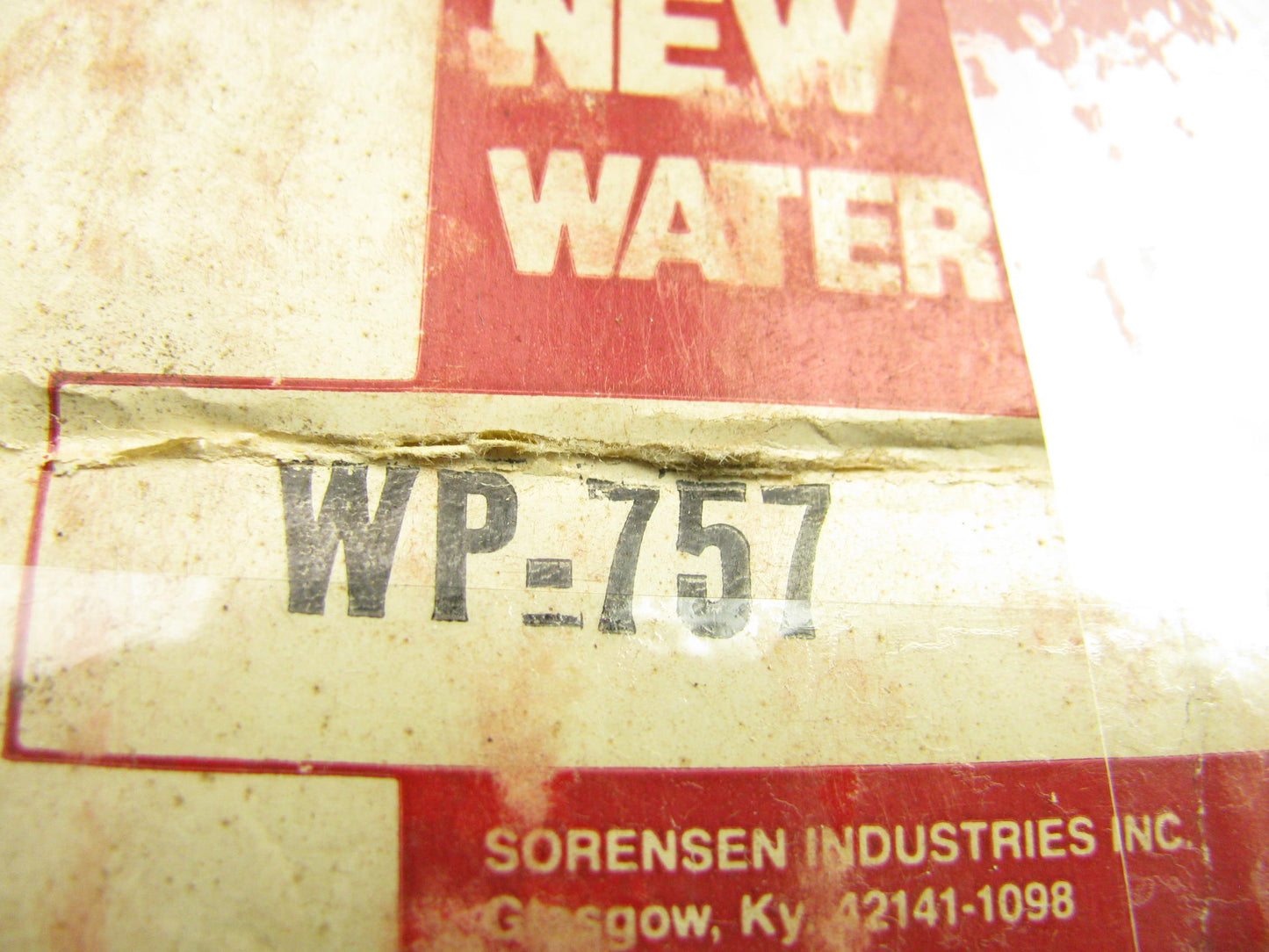 Sorensen WP-757 Water Pump