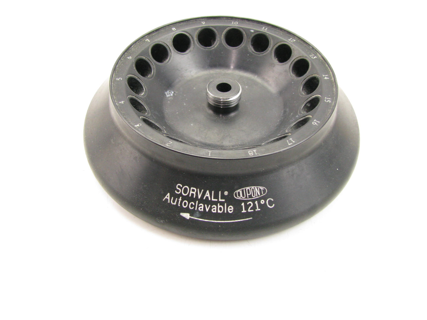 Used SORVALL F-12 / M.18 CENTRIFUGE ROTOR, USED, NO LID.