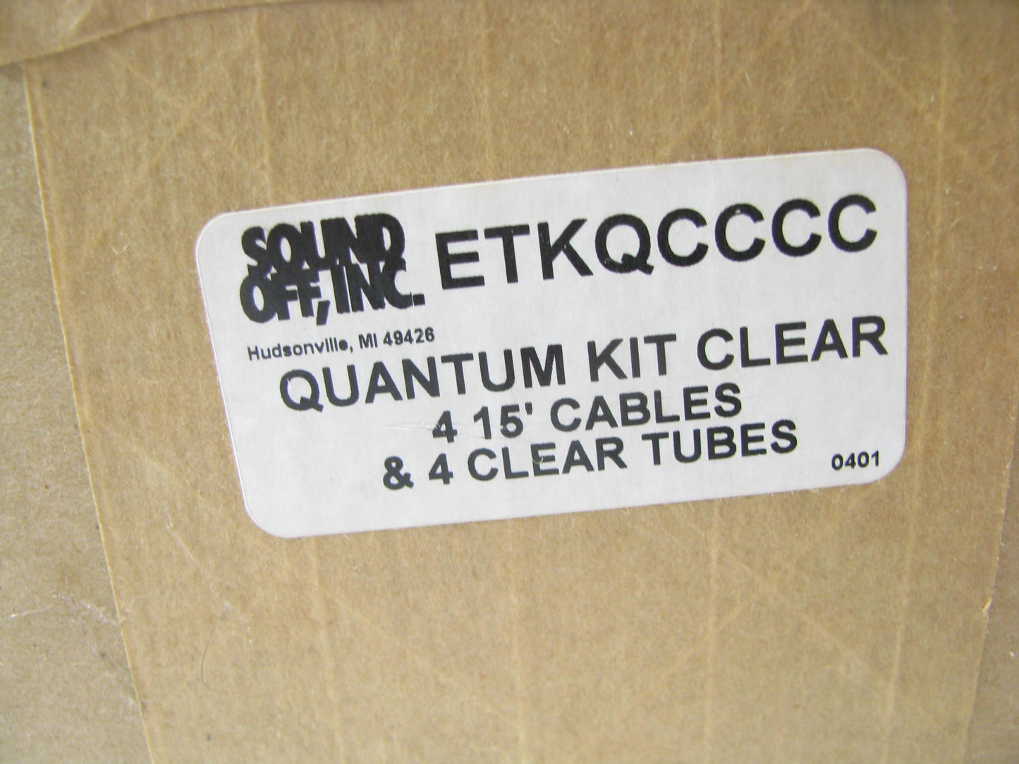 Sound-Off ETKQCCCC Quantum4 UnderCover Strobe Kit Clear