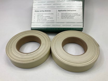 (2) Southern Imperial S01-LR-A-PT Label Release Siffron Beige Type C - 200' Roll