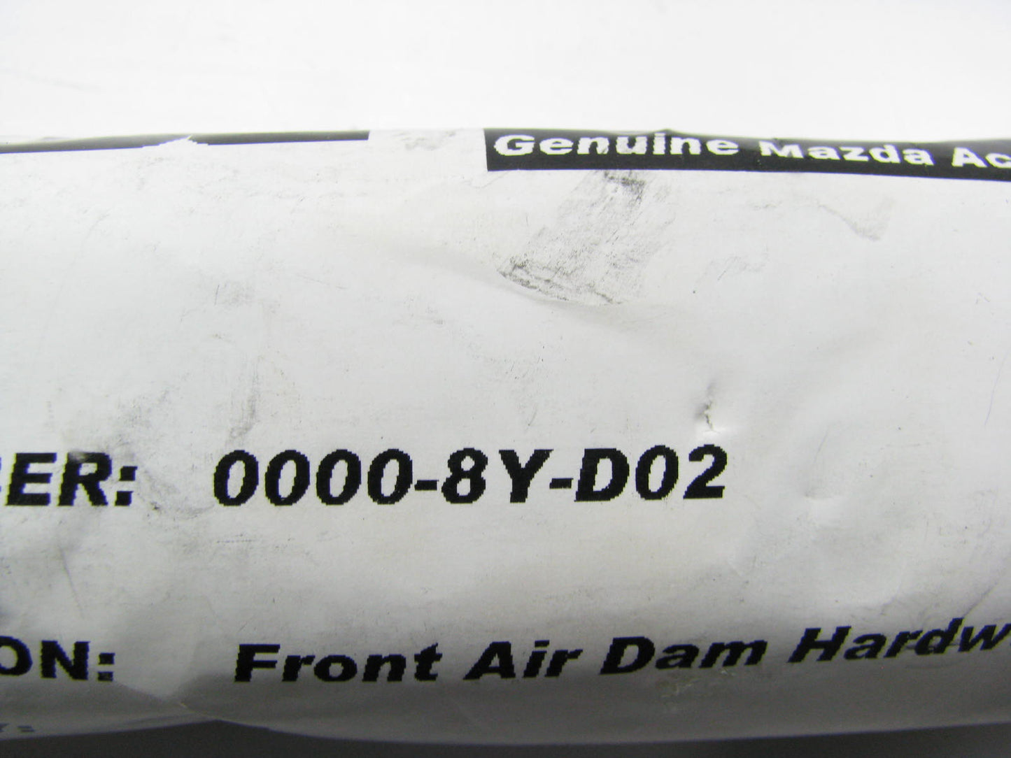NEW UNBOXED OEM MAZDA 0000-8Y-D02 Front Air Dam Hardware Kit 2009-15 MX-5 Miata