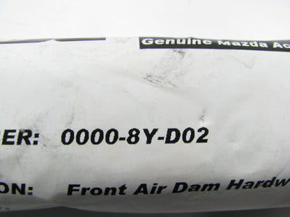 NEW - OUT OF BOX MAZDA 0000-8Y-D02 Air Dam Hardware Kit 2009-2015 MX-5 Miata