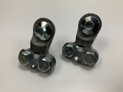 (2) Side Post Auto Truck Battery Terminals For 6 To 1 Gauges Wire Clamp