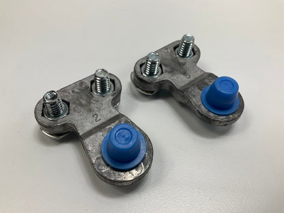 (2) Side Post Auto Truck Battery Terminals For 6 To 1 Gauges Wire Clamp