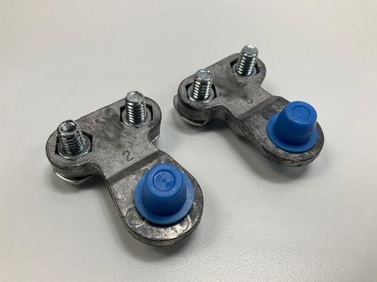 (2) Side Post Auto Truck Battery Terminals For 6 To 1 Gauges Wire Clamp