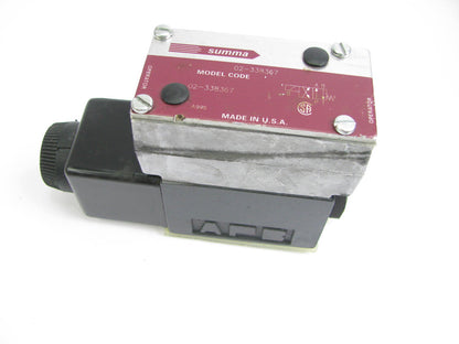 NEW - OUT OF BOX 02-338367 Summa Hydraulic Directional Valve - MADE IN USA