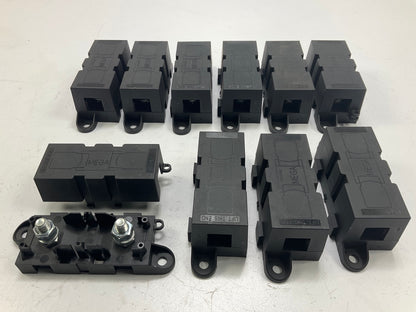 (10) Littelfuse 02980900S Mega Fuse Block With Cover, 500 Amp 500A Max, W/ Cover