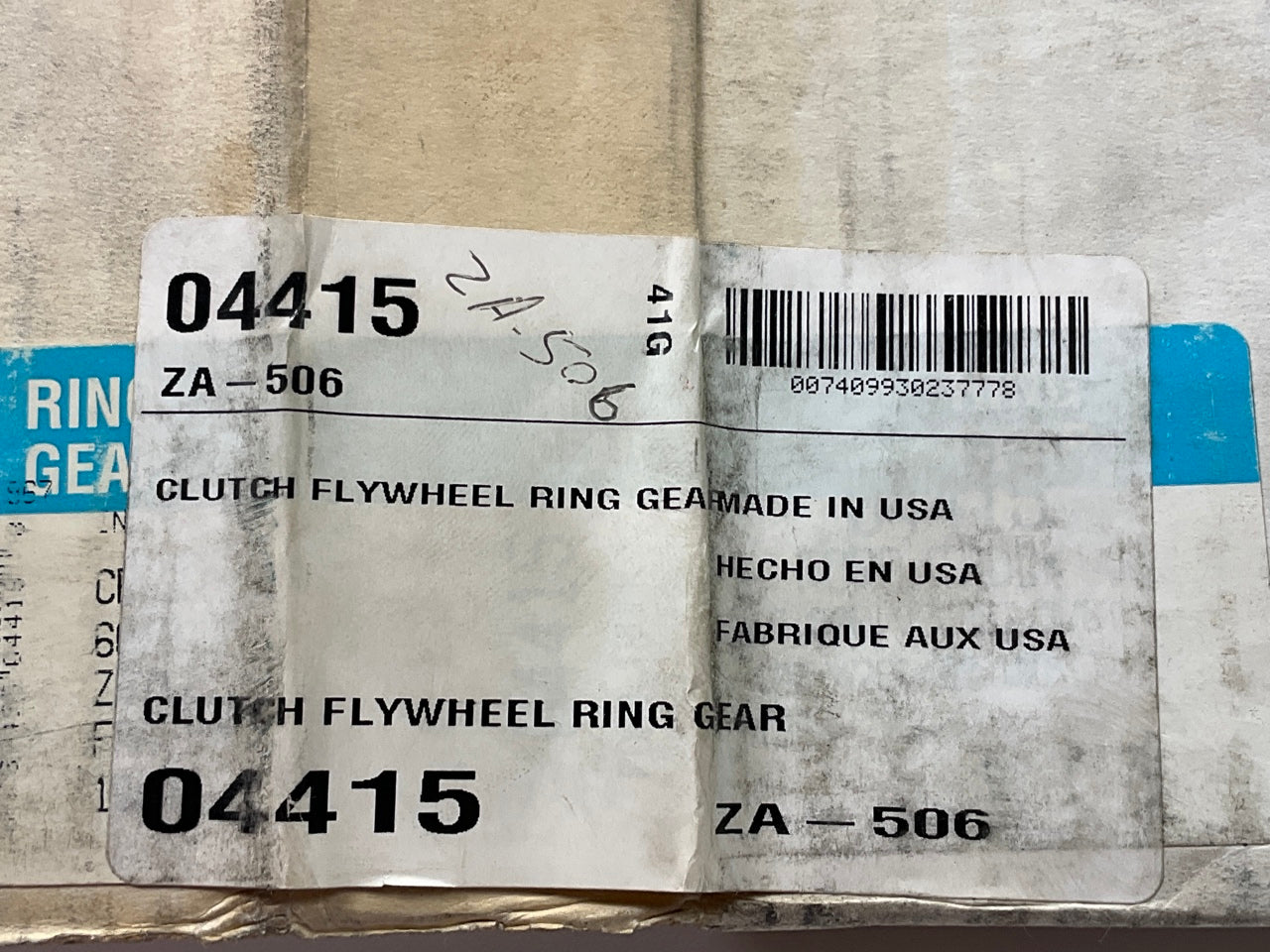 NEW UNBOXED 04415 Clutch Flywheel Ring Gear, 180 TEETH, Ford 5.8L 351M Modified