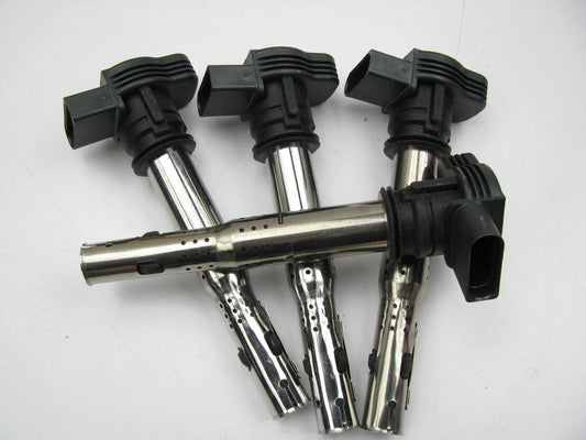 (4) NEW OUT OF BOX OEM VW 07K905715F Ignition Coil