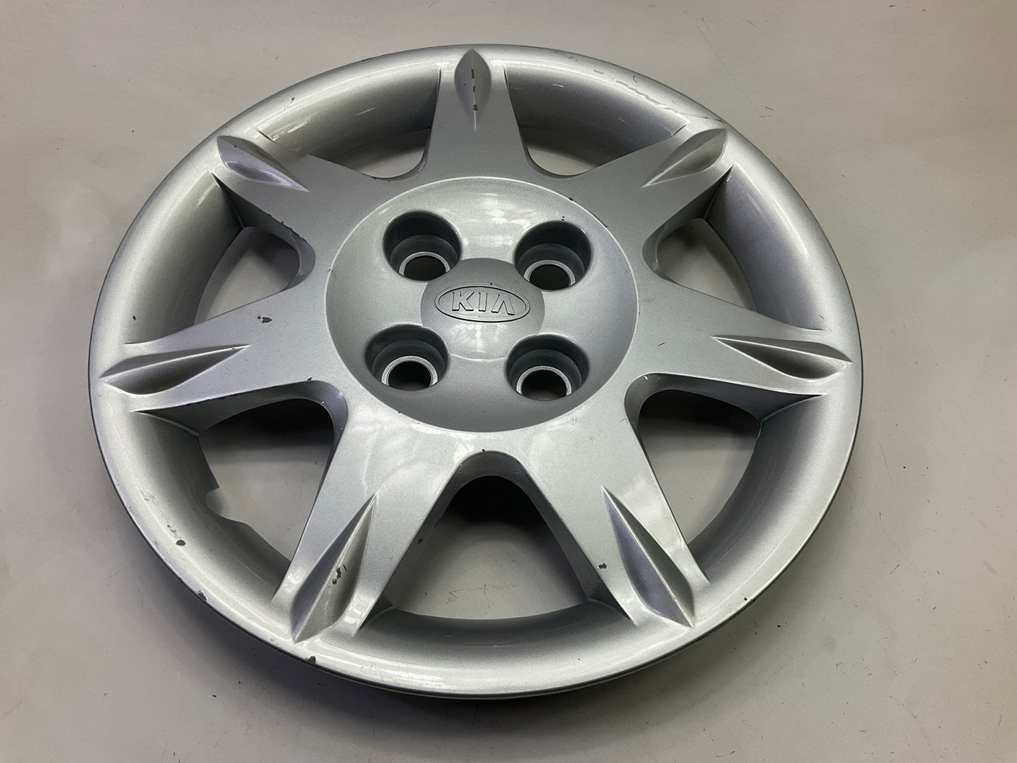 USED, SCRATCHED 0K2N137170 OEM 14'' Wheel Hub Cap Cover (Single), Sold As Is