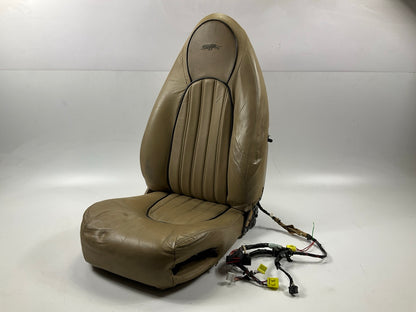 USED, AS SHOWN - Front Leather Seats (BROWN) OEM For 97-99 Jaguar XK8