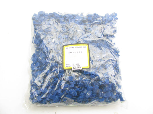 500x Blue Electrical Crimp Cable Connectors Quick Splice Lock Wire Terminals