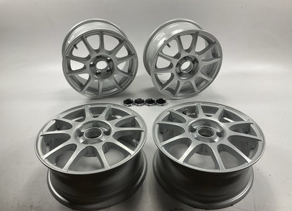 Aftermarket 14''x6'' Alloy Wheels Rims Set 5x100 PCD, +35 Offset, 73mm Bore TOYOTA