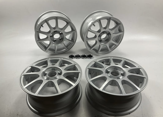 Aftermarket 14''x6'' Alloy Wheels Rims Set 5x100 PCD, +35 Offset, 73mm Bore TOYOTA