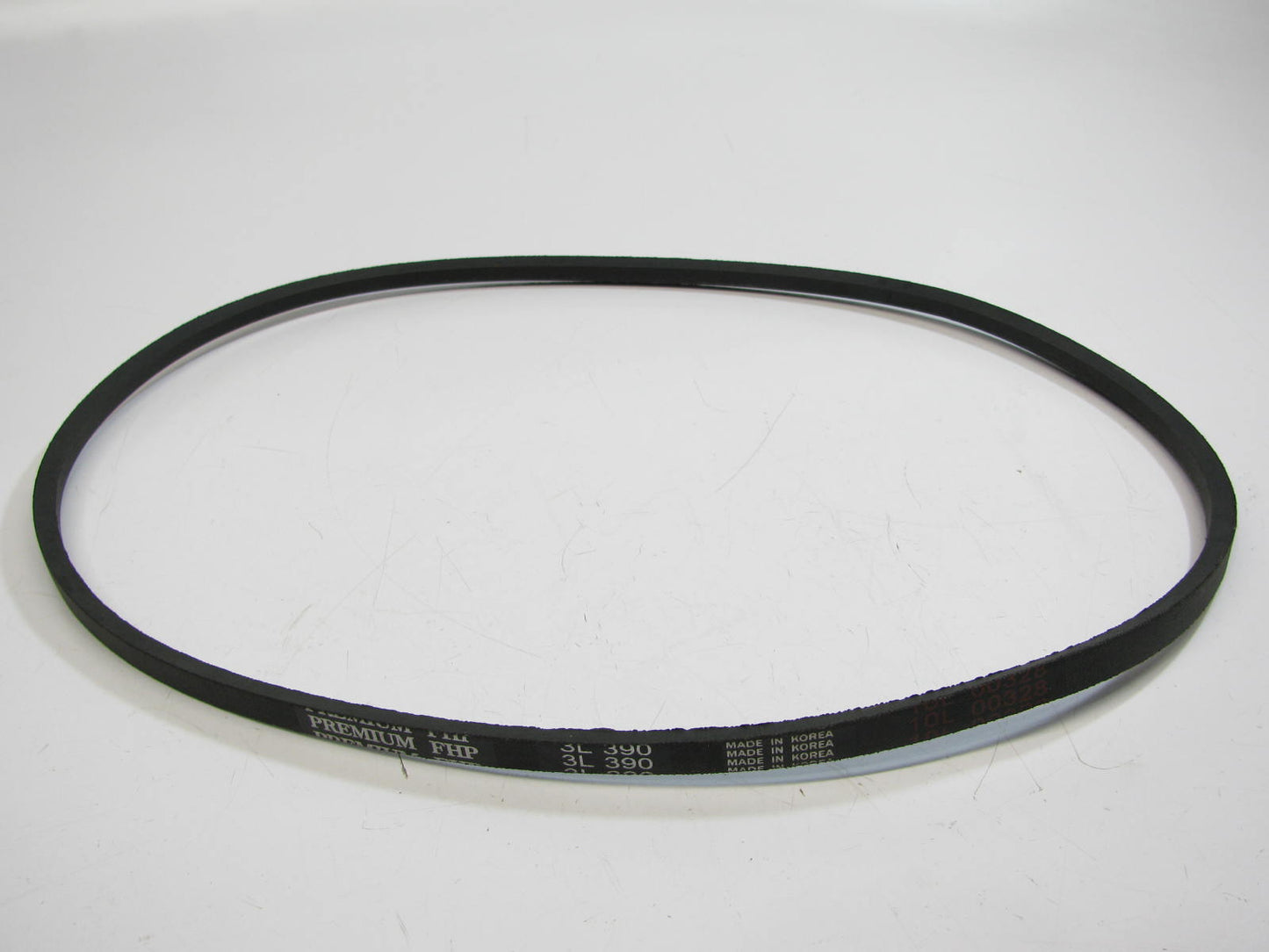 V-Belt - 3L Section, 1 Band, 39.00 In Outside Length, Smooth,  3L390
