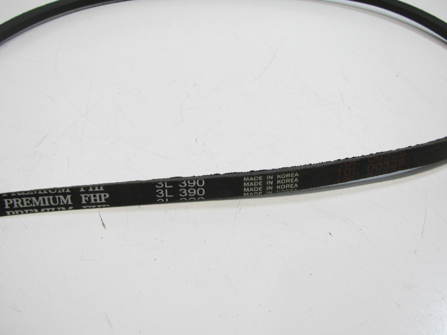 V-Belt - 3L Section, 1 Band, 39.00 In Outside Length, Smooth,  3L390