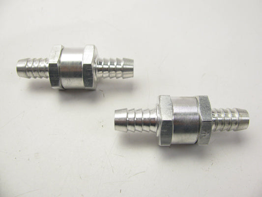 (2) In-line One Way Non-Return Fuel DIESEL Check Valve 10MM 3/8''