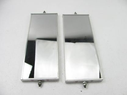 (2) Unboxed Retrac 1152 Aluminum Flat Back 6'' X16''  Thru Rod West Coast  Mirrors