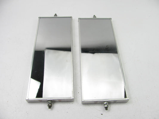 (2) Unboxed Retrac 1152 Aluminum Flat Back 6'' X16''  Thru Rod West Coast  Mirrors