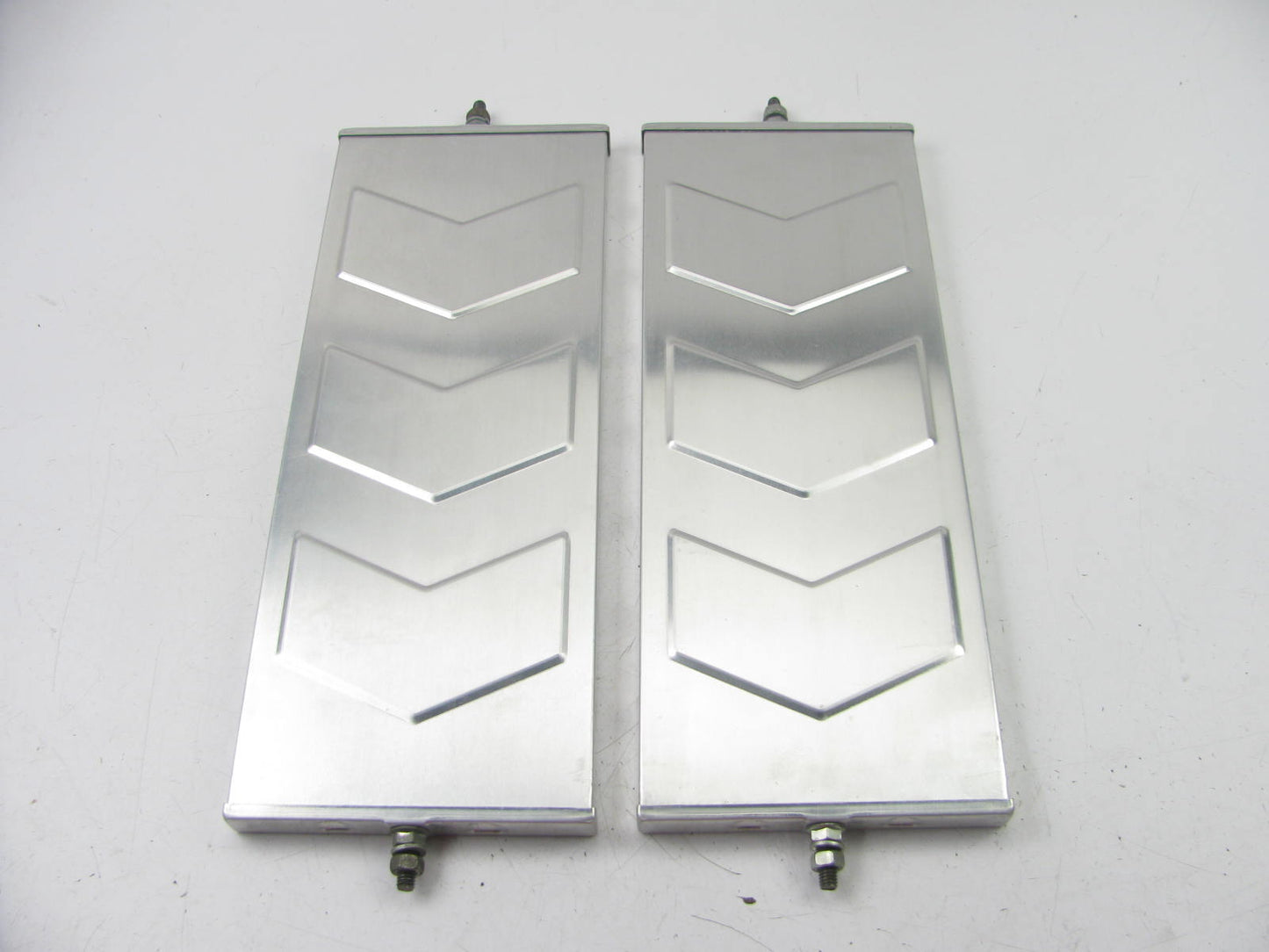 (2) Unboxed Retrac 1152 Aluminum Flat Back 6'' X16''  Thru Rod West Coast  Mirrors