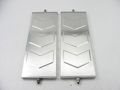 (2) Unboxed Retrac 1152 Aluminum Flat Back 6'' X16''  Thru Rod West Coast  Mirrors