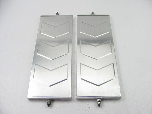 (2) Unboxed Retrac 1152 Aluminum Flat Back 6'' X16''  Thru Rod West Coast  Mirrors