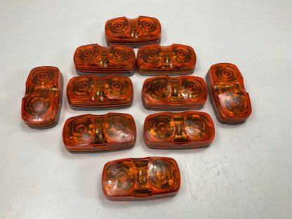 (10) UNBOXED VSM 1203A Amber Marker Clearance Lights For ''Cat-Eye'', Incandescent