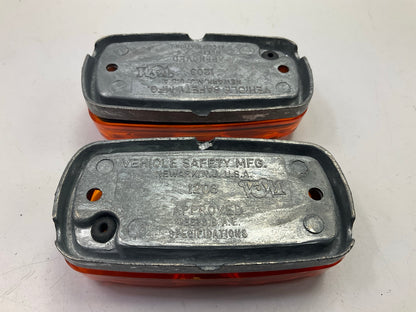 (2) UNBOXED VSM 1203A Amber Marker Clearance Light Incandescent